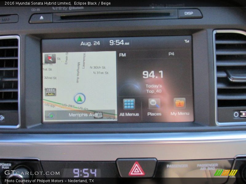 Eclipse Black / Beige 2016 Hyundai Sonata Hybrid Limited