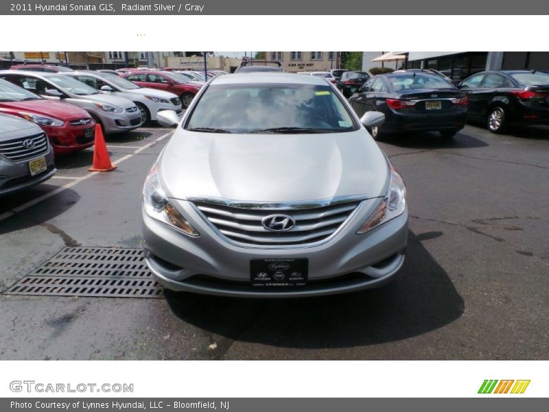 Radiant Silver / Gray 2011 Hyundai Sonata GLS