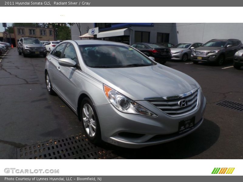 Radiant Silver / Gray 2011 Hyundai Sonata GLS