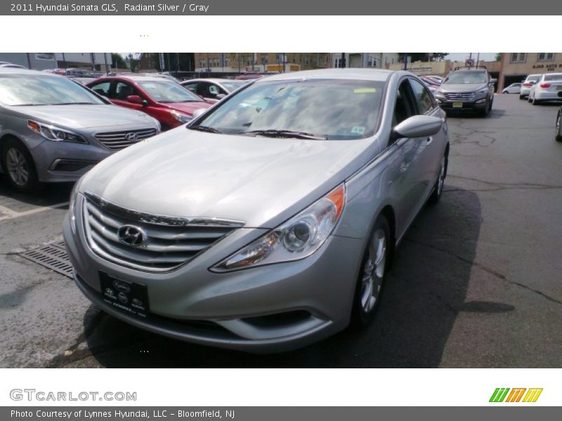 Radiant Silver / Gray 2011 Hyundai Sonata GLS