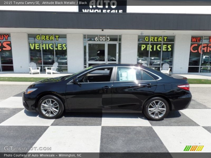Attitude Black Metallic / Black 2015 Toyota Camry SE