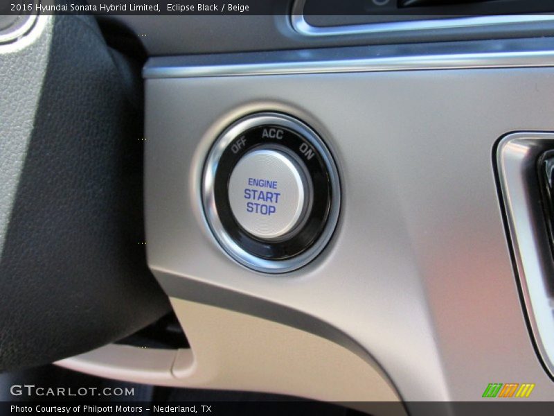 Controls of 2016 Sonata Hybrid Limited