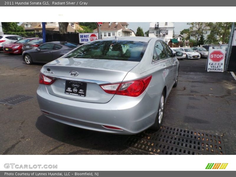 Radiant Silver / Gray 2011 Hyundai Sonata GLS