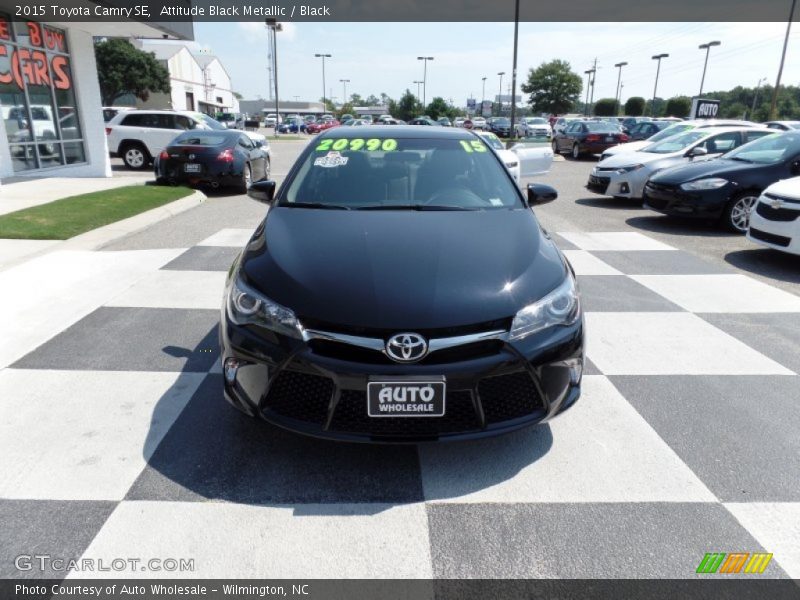 Attitude Black Metallic / Black 2015 Toyota Camry SE