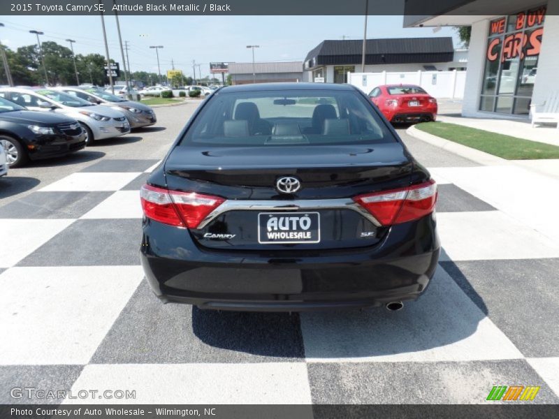 Attitude Black Metallic / Black 2015 Toyota Camry SE