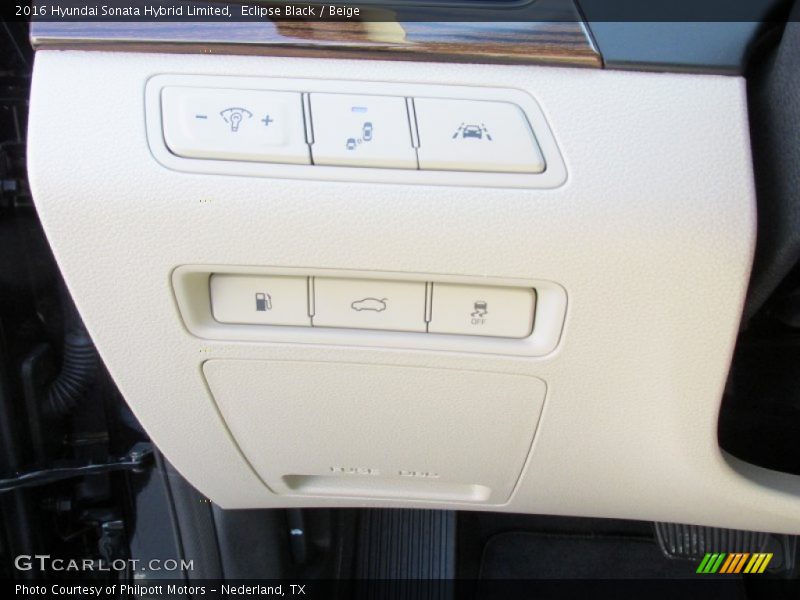 Controls of 2016 Sonata Hybrid Limited