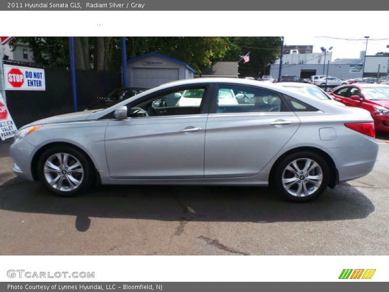 Radiant Silver / Gray 2011 Hyundai Sonata GLS