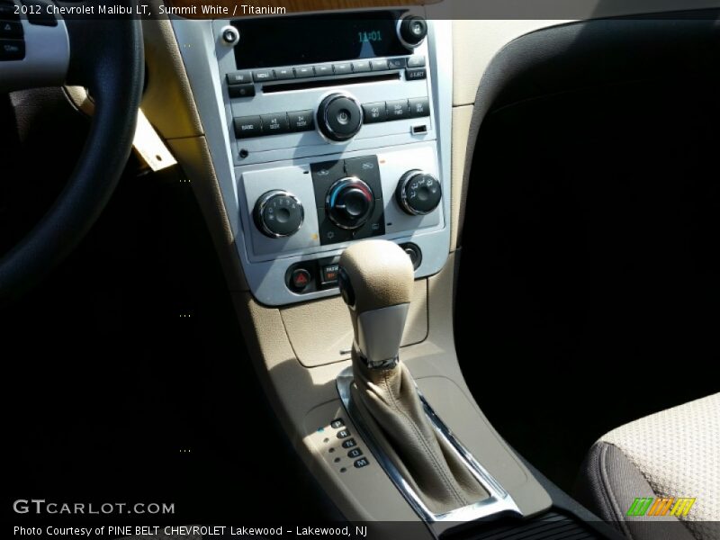 Summit White / Titanium 2012 Chevrolet Malibu LT
