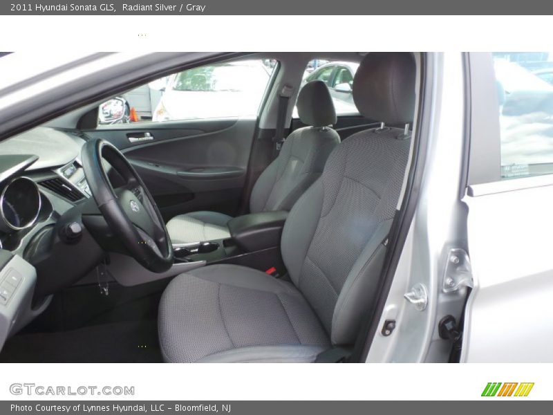 Radiant Silver / Gray 2011 Hyundai Sonata GLS