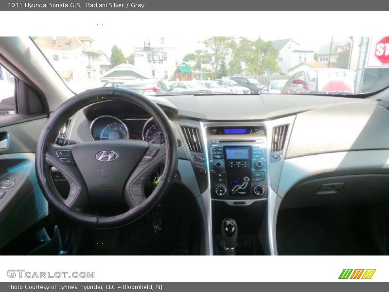 Radiant Silver / Gray 2011 Hyundai Sonata GLS
