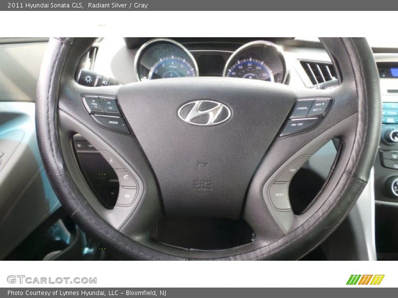 Radiant Silver / Gray 2011 Hyundai Sonata GLS