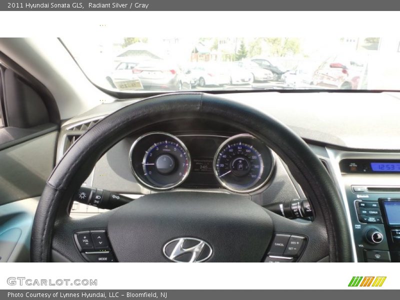 Radiant Silver / Gray 2011 Hyundai Sonata GLS