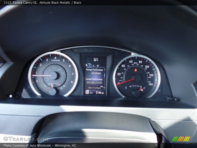 Attitude Black Metallic / Black 2015 Toyota Camry SE