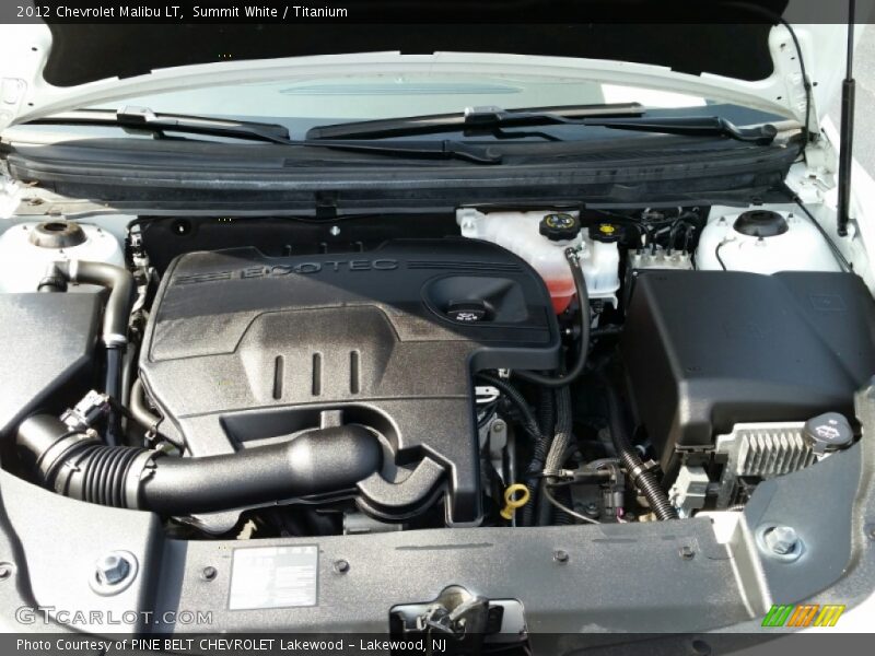 Summit White / Titanium 2012 Chevrolet Malibu LT