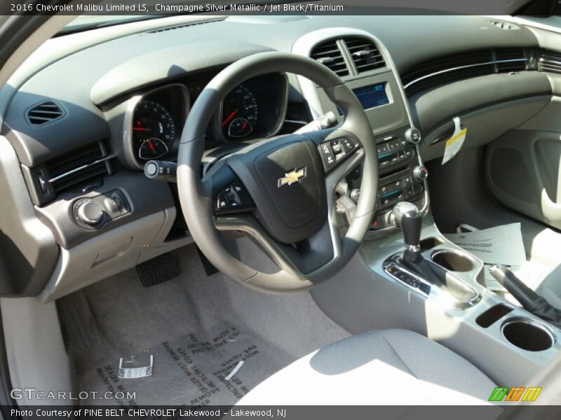 Champagne Silver Metallic / Jet Black/Titanium 2016 Chevrolet Malibu Limited LS