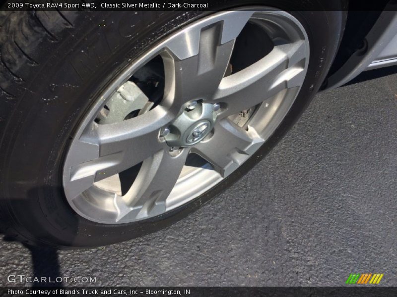 Classic Silver Metallic / Dark Charcoal 2009 Toyota RAV4 Sport 4WD