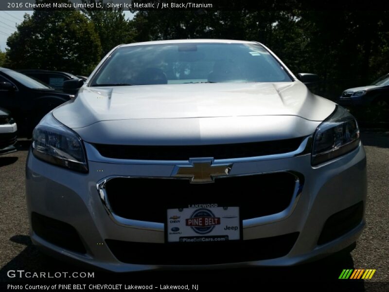 Silver Ice Metallic / Jet Black/Titanium 2016 Chevrolet Malibu Limited LS