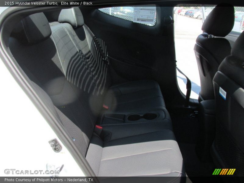 Elite White / Black 2015 Hyundai Veloster Turbo