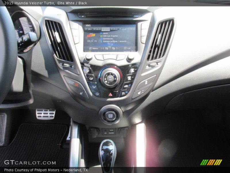 Elite White / Black 2015 Hyundai Veloster Turbo