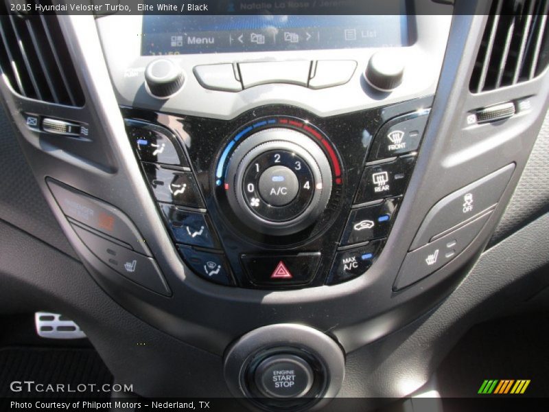 Elite White / Black 2015 Hyundai Veloster Turbo