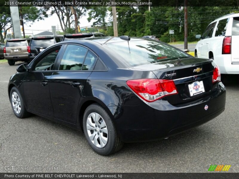 Black Granite Metallic / Jet Black/Medium Titanium 2016 Chevrolet Cruze Limited LS