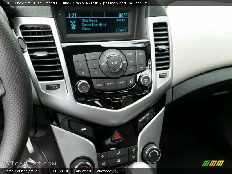 Black Granite Metallic / Jet Black/Medium Titanium 2016 Chevrolet Cruze Limited LS