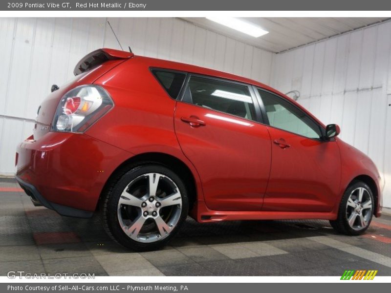 Red Hot Metallic / Ebony 2009 Pontiac Vibe GT