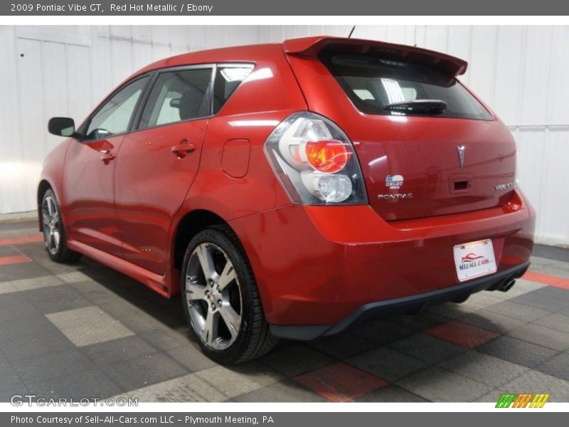 Red Hot Metallic / Ebony 2009 Pontiac Vibe GT