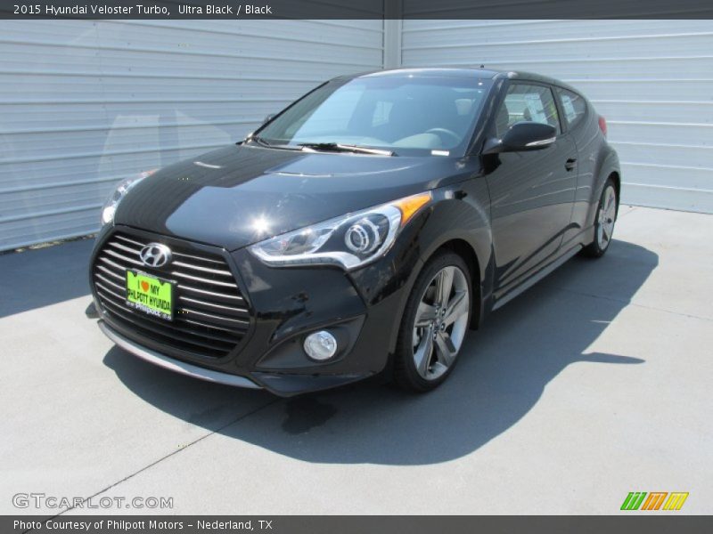 Ultra Black / Black 2015 Hyundai Veloster Turbo