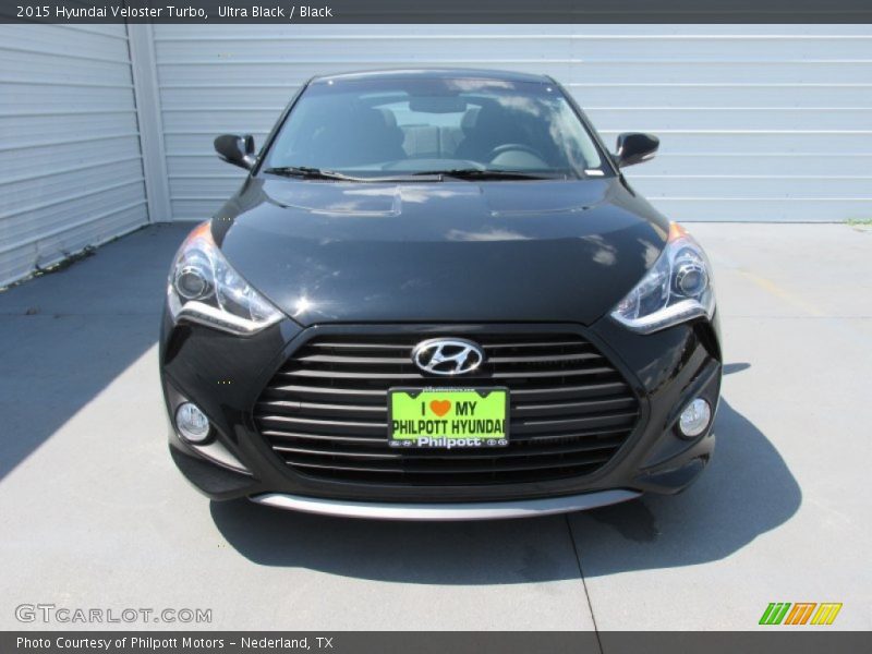 Ultra Black / Black 2015 Hyundai Veloster Turbo