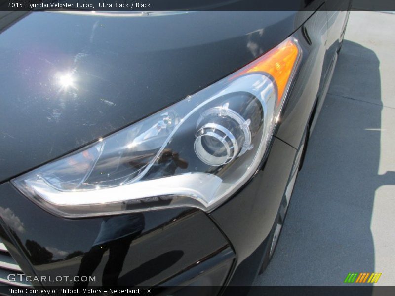 Ultra Black / Black 2015 Hyundai Veloster Turbo