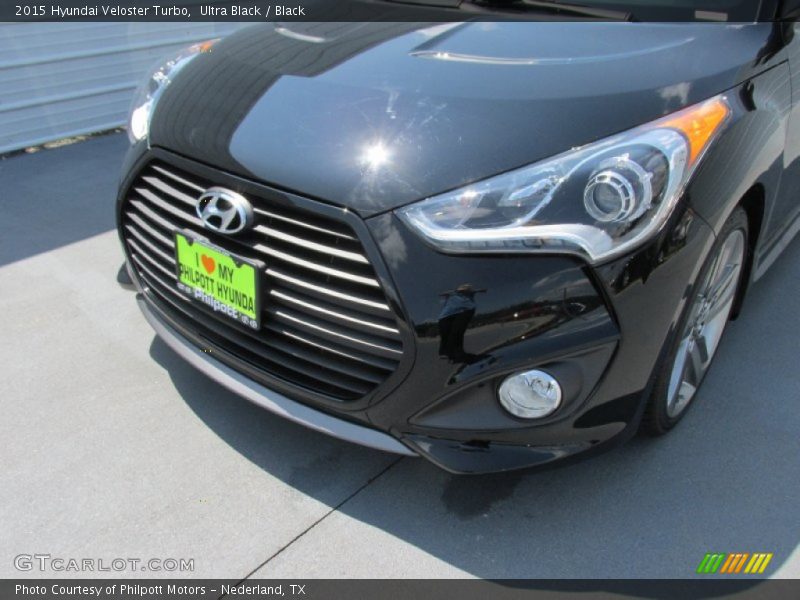 Ultra Black / Black 2015 Hyundai Veloster Turbo