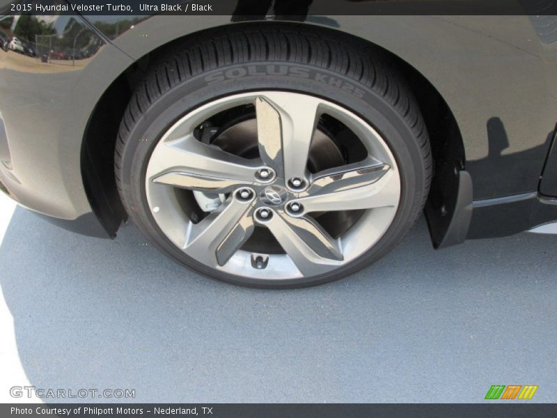 Ultra Black / Black 2015 Hyundai Veloster Turbo