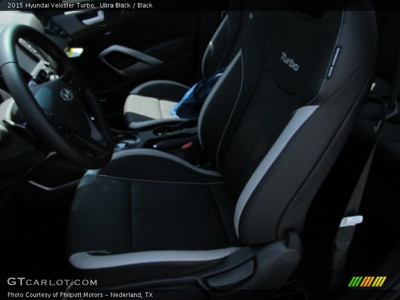 Ultra Black / Black 2015 Hyundai Veloster Turbo