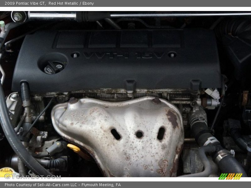 Red Hot Metallic / Ebony 2009 Pontiac Vibe GT