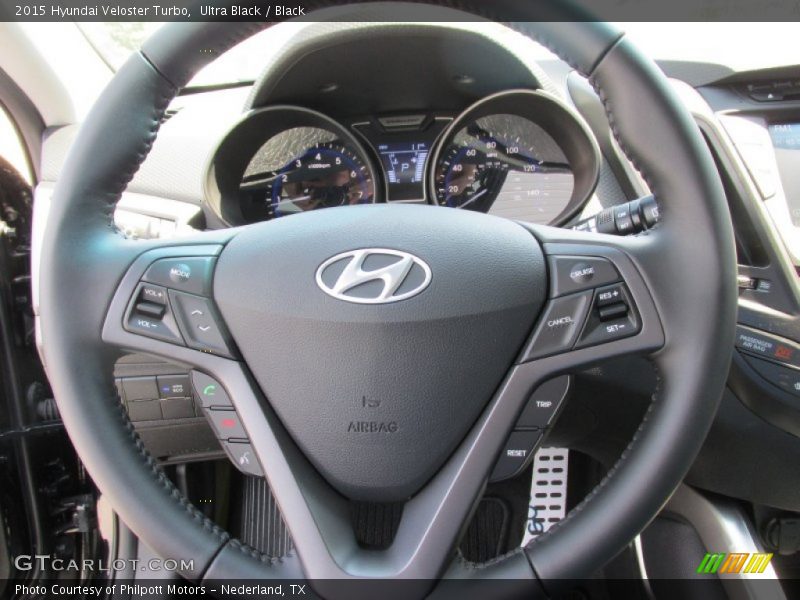Ultra Black / Black 2015 Hyundai Veloster Turbo