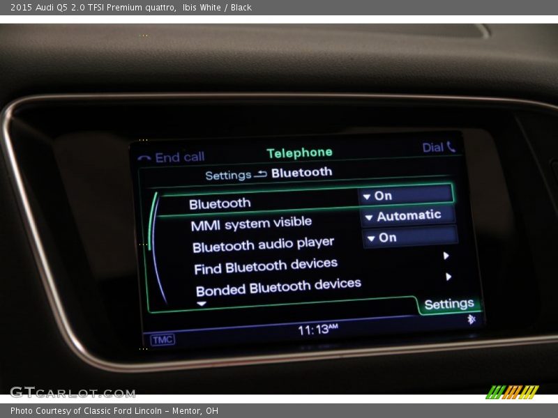 Ibis White / Black 2015 Audi Q5 2.0 TFSI Premium quattro