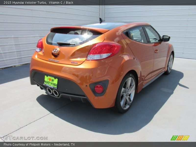 Vitamin C / Black 2015 Hyundai Veloster Turbo