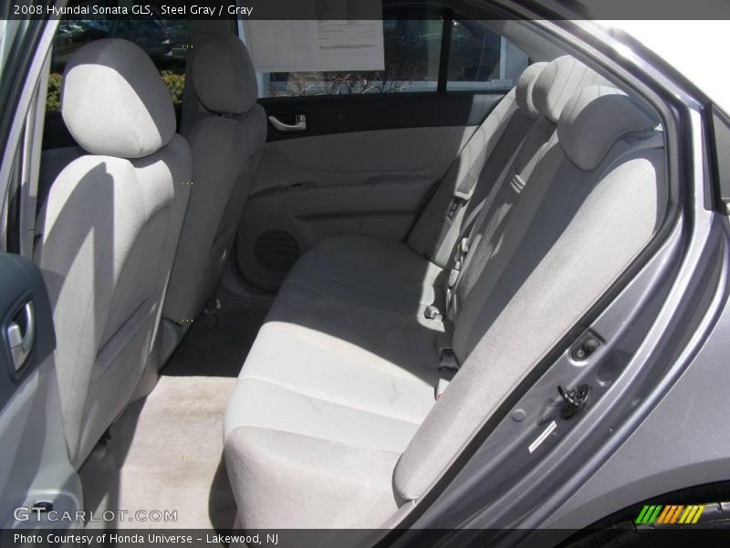 Steel Gray / Gray 2008 Hyundai Sonata GLS