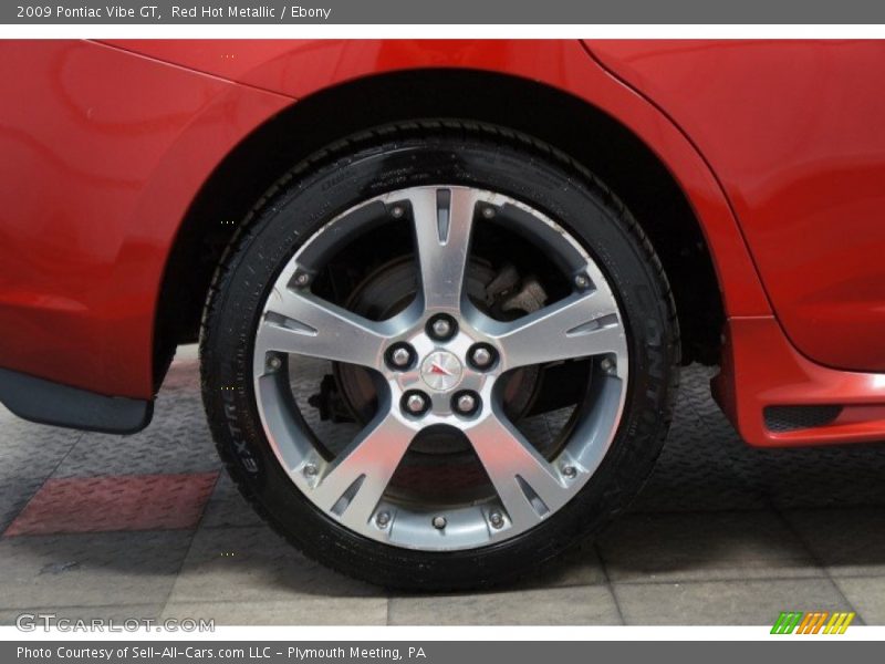 Red Hot Metallic / Ebony 2009 Pontiac Vibe GT