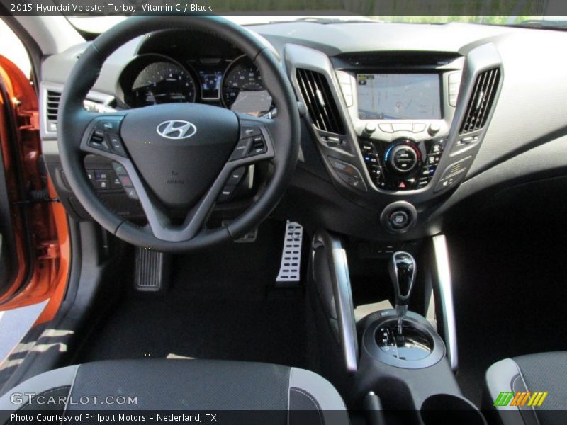 Vitamin C / Black 2015 Hyundai Veloster Turbo