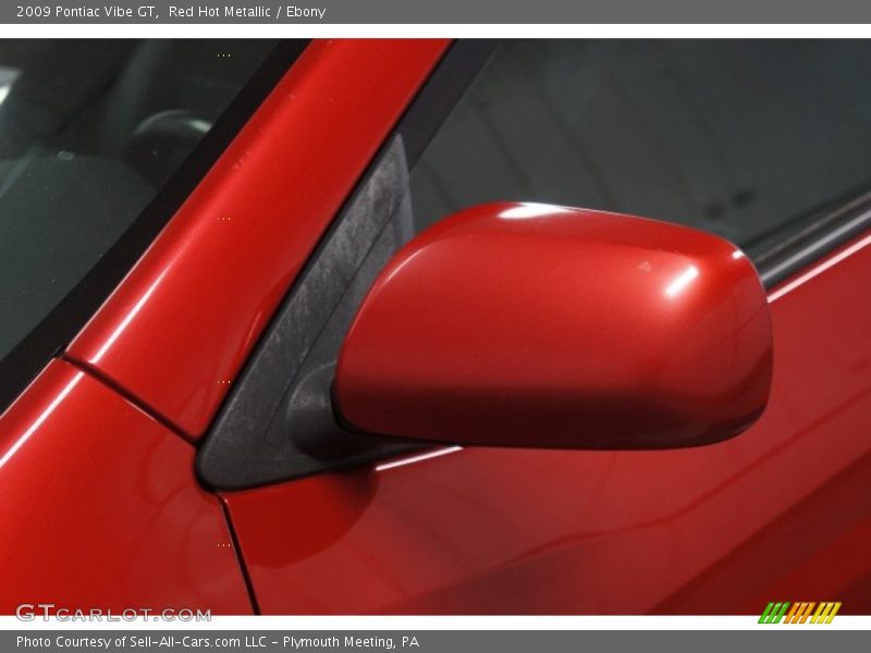 Red Hot Metallic / Ebony 2009 Pontiac Vibe GT