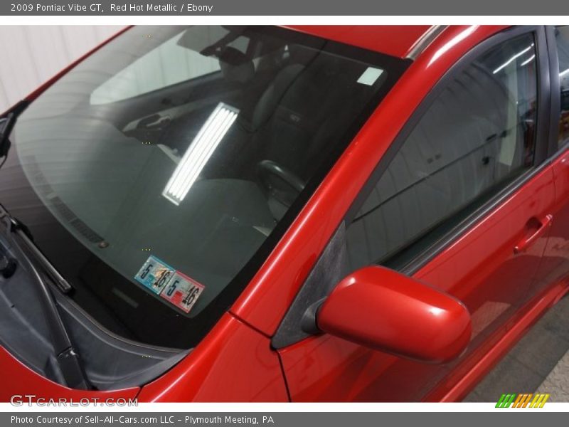 Red Hot Metallic / Ebony 2009 Pontiac Vibe GT