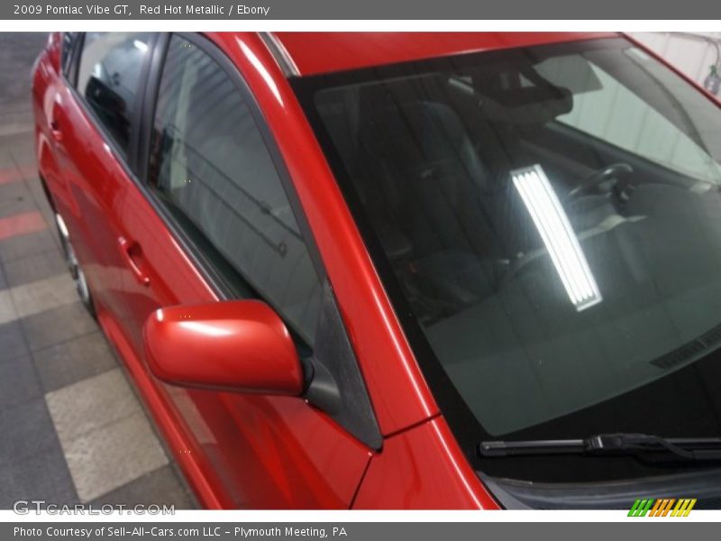 Red Hot Metallic / Ebony 2009 Pontiac Vibe GT