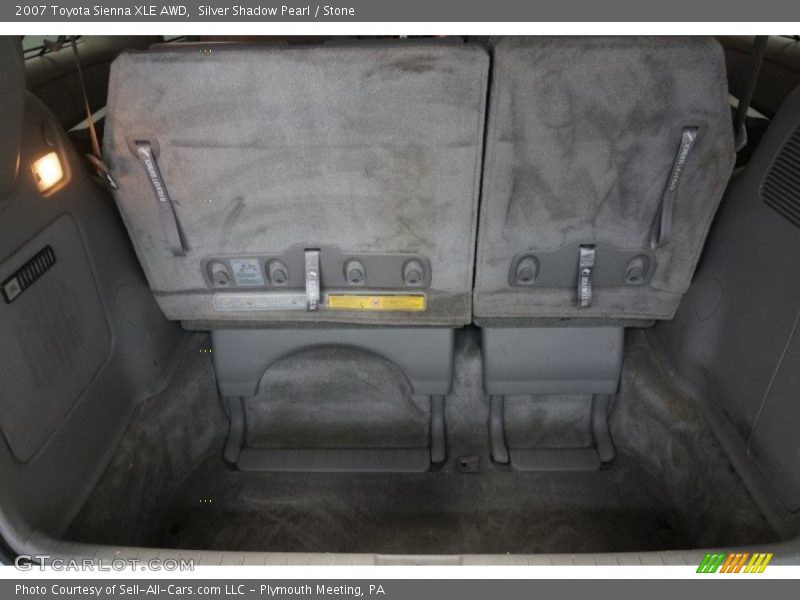 Silver Shadow Pearl / Stone 2007 Toyota Sienna XLE AWD