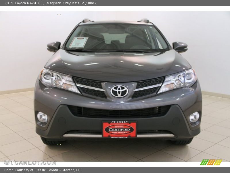 Magnetic Gray Metallic / Black 2015 Toyota RAV4 XLE
