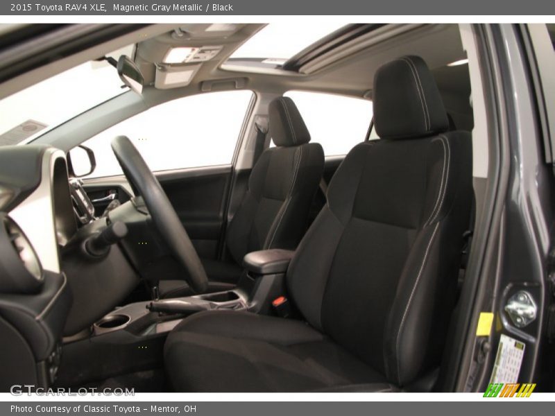 Magnetic Gray Metallic / Black 2015 Toyota RAV4 XLE