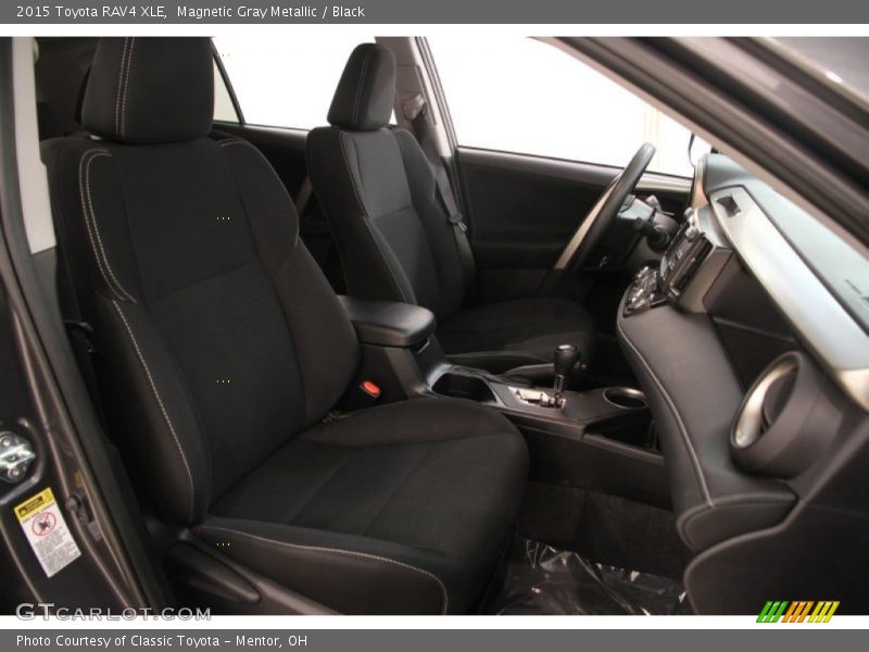 Magnetic Gray Metallic / Black 2015 Toyota RAV4 XLE