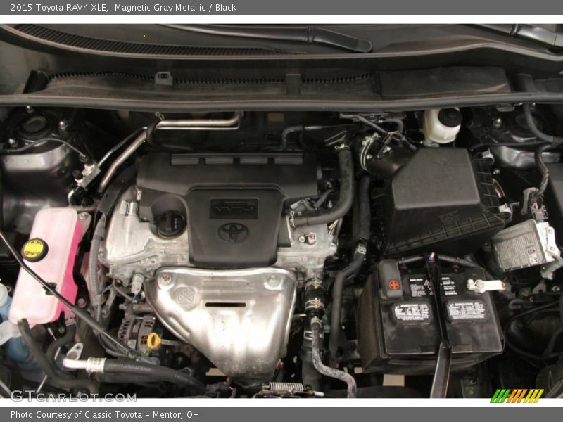 Magnetic Gray Metallic / Black 2015 Toyota RAV4 XLE