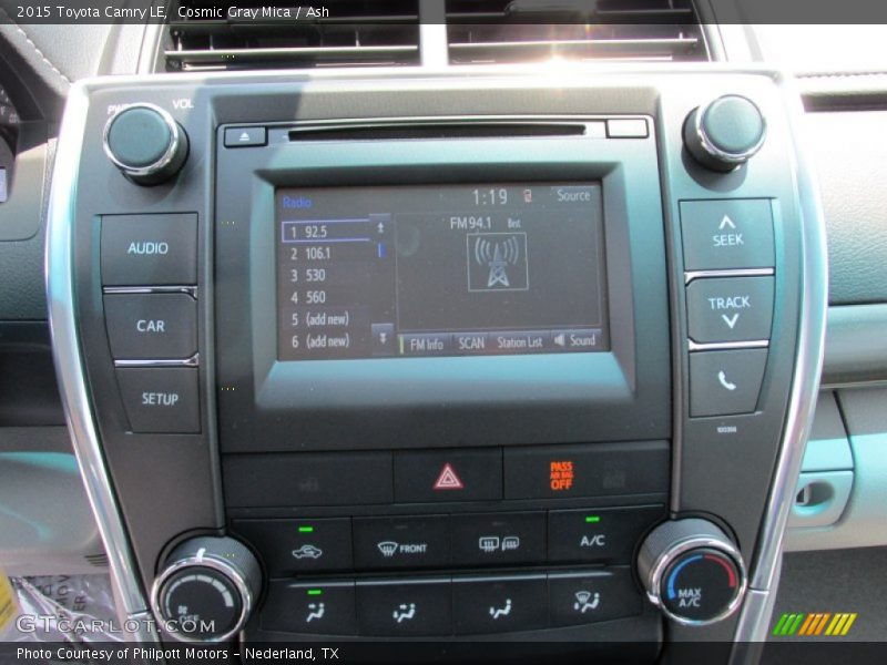 Cosmic Gray Mica / Ash 2015 Toyota Camry LE